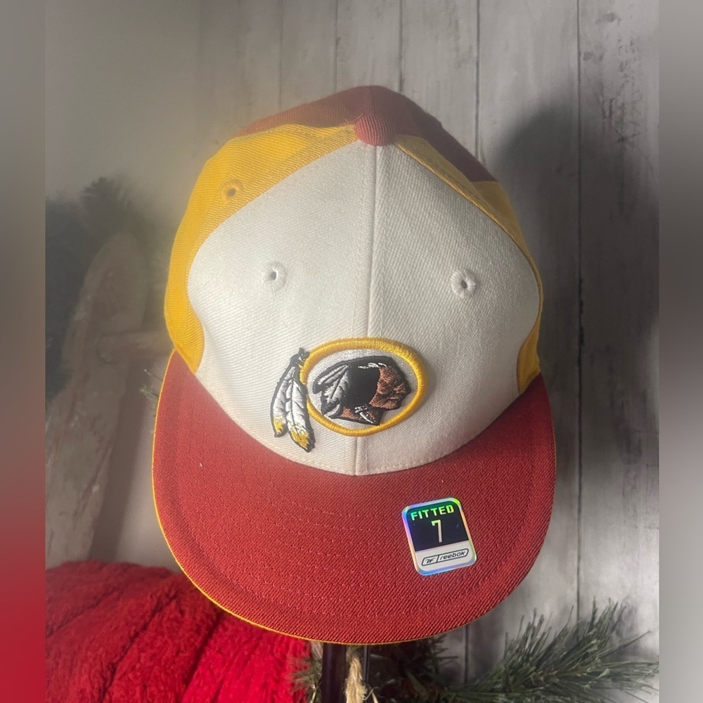 Washington Redskins NFL Reebok Headwear  7 Fitted Cap Hat  100% Wool